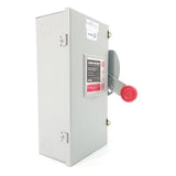 Cutler Hammer Disconnect 30 Amp 600 Volt Cat# DH361UGK Un-Fused