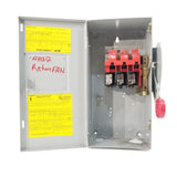 Cutler Hammer Disconnect 30 Amp 600 Volt Cat# DH361UGK Un-Fused