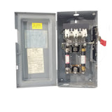Cutler Hammer 60 Amp Disconnect 600 Volt Fused Cat# DH362