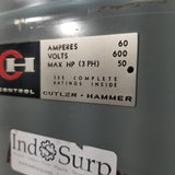 Cutler Hammer 60 Amp Disconnect 600 Volt Fused Cat# DH362