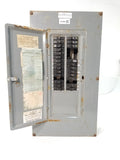 Square D 200 Amp  Panel With Breakers 240/120 Volt Cat# QOC430L