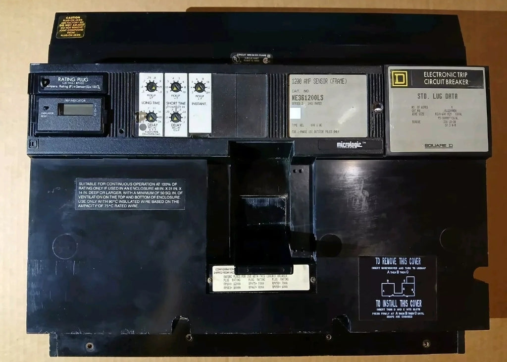 Square D Electronic Trip Circuit Breaker 1200 Amp Sensor (Frame) – IndSurp