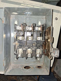 Square D Disconnect 60 Amp 240 Volt Cat# D322N