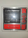 Cutler Hammer/EATON Disconnect 100 Amp 120/240 Volt Cat# DH223NGK