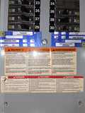 Square D NQOD 100 Amp Panel With Breakers 2 40 Volt 3 Phase 4 Wire Cat# NQOD430L