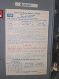 Challenger Disconnect 60 Amp 240 Volt 15 Max.HP Cat#G3632SN
