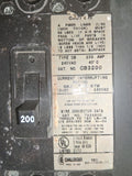 CH/Cutler Hammer  Panel With 200 Amp Main & Breakers 240 Volt 3 Phase 4 Wire