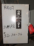 GE Disconnect 30 Amp 600 Volt Model 7 Cat# TH3361