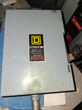 Square D Disconnect 30 Amp 240 Volt Cat# D221N