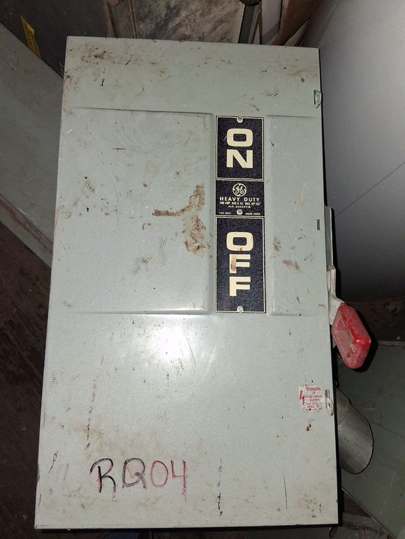 GE Disconnect 200 Amp 600 Volt Model 5 Cat# TH3364 Fused