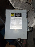 Square D Disconnect 60 Amp 240 Volt 60 Hz
