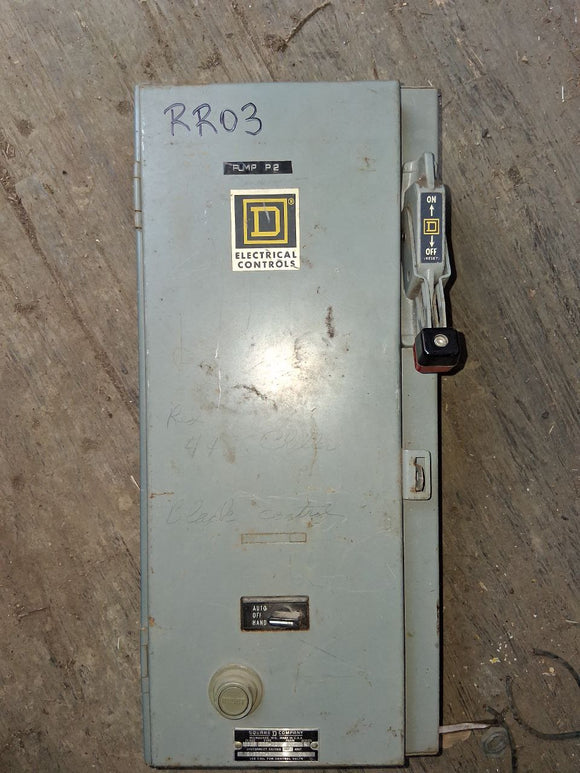 Square D Nema Size 0 & 1 Combination Starter With Disconnect Switch Type S 60 Hz