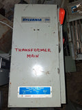 Sylvania Disconnect 100 Amp 480 Volt Cat# HD363SN