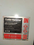 Cutler Hammer/Eaton Disconnect 30 Amp 600 Volt 3 pole Cat# DH361FGK