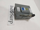 Square D Disconnect 30 Amp 240 Volt Cat# DU321