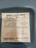 Square D Disconnect 30 Amp 240 Volt Cat# DU321