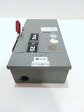 GE Disconnect 100 Amp 600 Volt Cat# TH3363 Fused