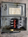 Square D Disconnect 30 Amp 600 VAC 600 VDC