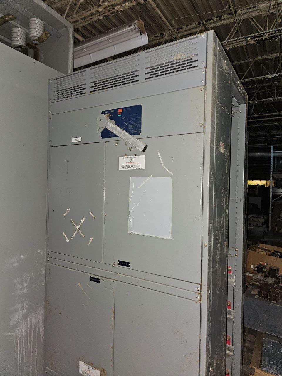 Square D 2500 Amp Switchgear 1200 Amp Disconnect With 2-1200 Amp switc ...