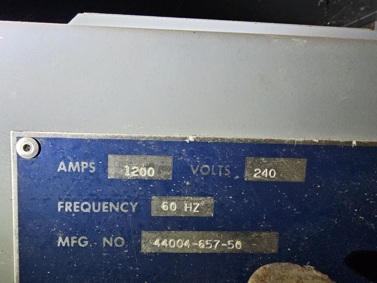 Square D 2500 Amp Switchgear 1200 Amp Disconnect With 2-1200 Amp switc ...