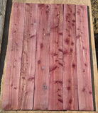 Aromatic Cedar Kiln Dried Board 1/2"x 6" x 48 " Set of 6