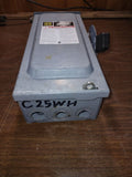 Square D Disconnect 60 Amp 240 Volt Cat# D322NRB