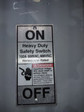 GE Disconnect 100 Amp 600 Volt