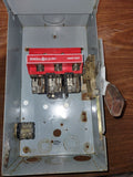 GE Disconnect 60 Amp 600 Volt Model 7 Cat# THN3362R