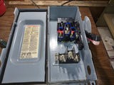 Square D Disconnect 100 Amp 600 Volt Cat# H363AWK