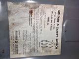 Square D Disconnect 30 Amp 600 Volt 3 Phase Series A2 Cat# H85341