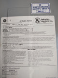 GE Disconnect 100 Amp 600 Volt Model 10 Cat# TH3363
