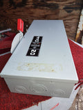 GE Disconnect 100 Amp 600 Volt Model 10 Cat# TH3363