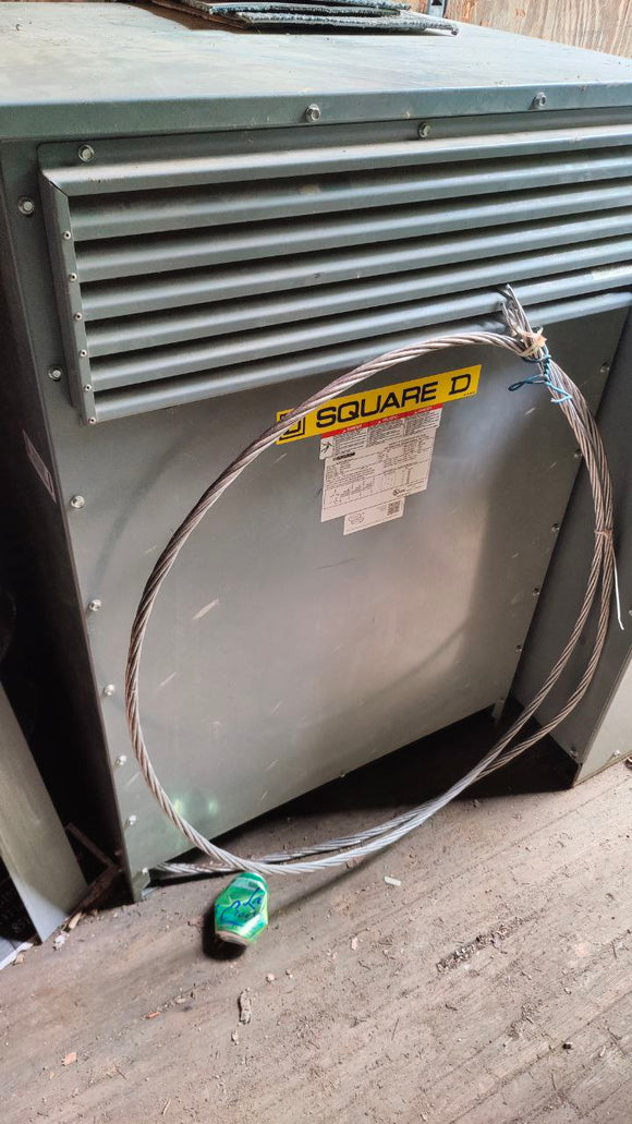 Square D Transformer 150 KVA 3 Phase  480D Pri. Volt 208Y/120 Sec. Volt EX150T3H