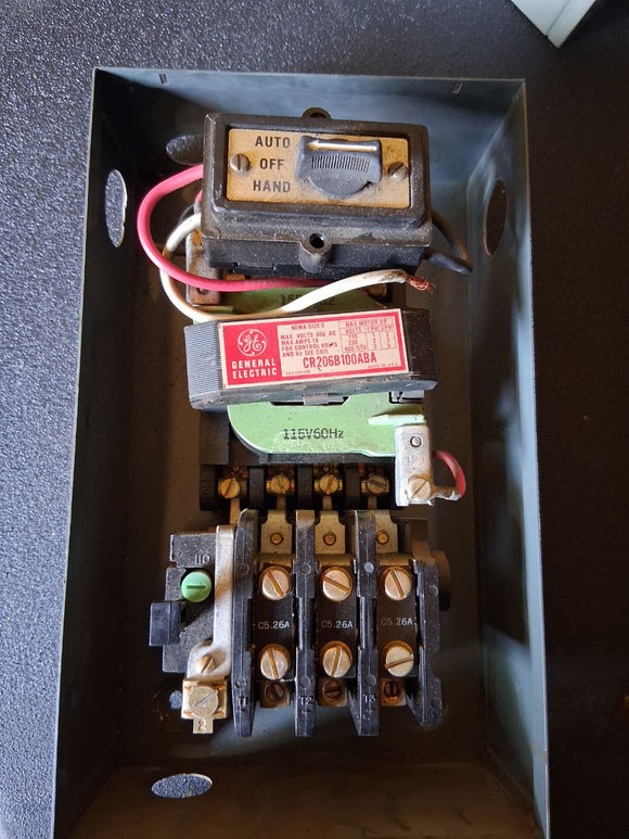 GE Magnetic Starter Control