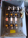 GE Disconnect 30 Amp 600 Volt 3 Pole Fused