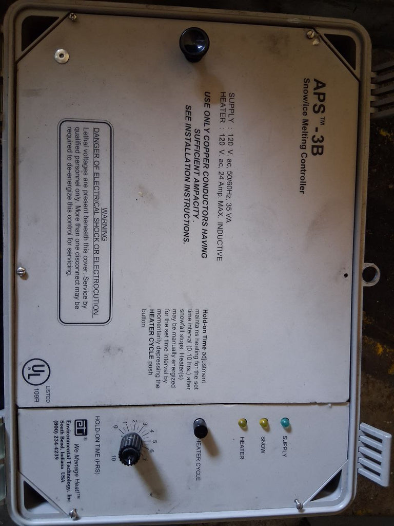 APS-3B Snow/Ice Melting Controller Supply 120 Volt 50/60 Hz 35 VA – IndSurp