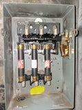 GE Disconnect 30 Amp 600 Volt 3 Pole Fused