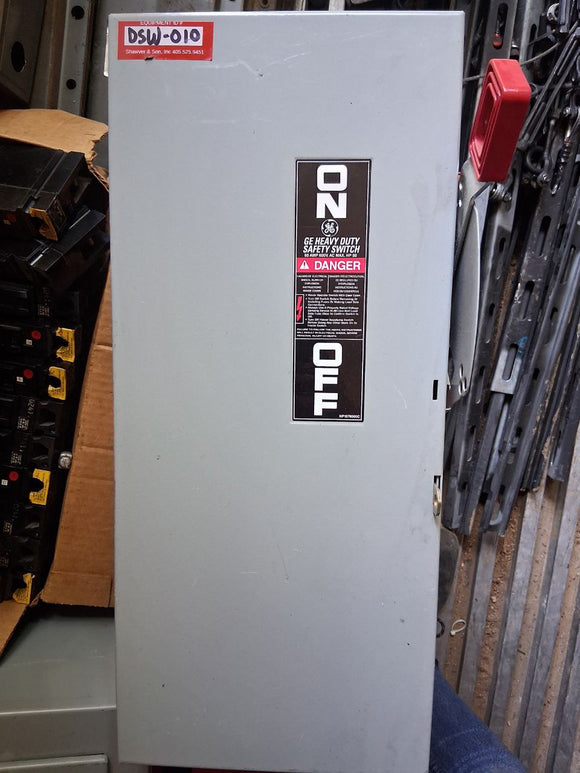 GE Disconnect 60 Amp 600 Volt Model 10 Cat# TH3362