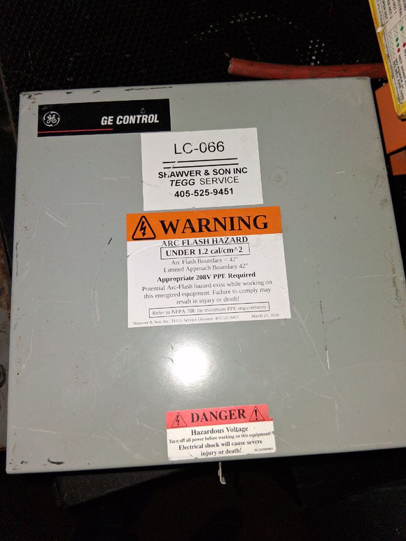GE CR460B Lighting Contactor Coil Volt 115-120 50/60 Hz