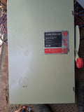 CH/EATON Disconnect 200 Amp 240 Volt 4 Wire Cat#DG324NGK Fused
