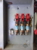 CH/EATON Disconnect 200 Amp 240 Volt 4 Wire Cat#DG324NGK Fused
