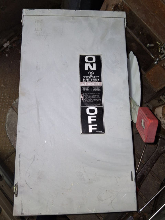 GE Disconnect 60 Amp 600 Volt Un-Fused