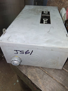 GE Disconnect 60 Amp 600 Volt Un-Fused