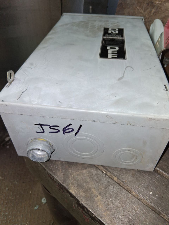 GE Disconnect 60 Amp 600 Volt Un-Fused
