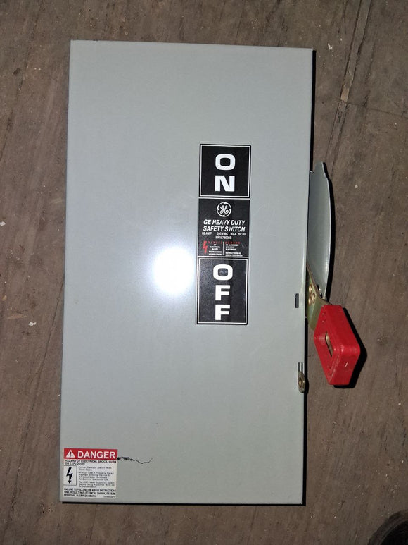 GE Disconnect 60 Amp 600 Volt Un-Fused