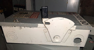 Cutler-Hammer Disconnect 60 Amp 120/240 Volt Cat# DG322NGB Fused
