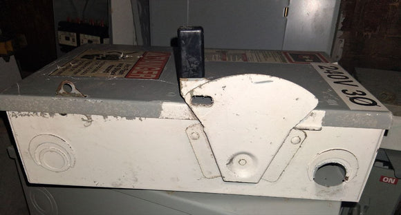 Cutler-Hammer Disconnect 60 Amp 120/240 Volt Cat# DG322NGB Fused