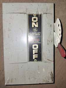 GE Disconnect 30 Amp 240 Volt Un-Fused