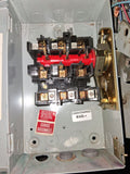 GE Disconnect 30 Amp 240 Volt Model 8 Cat# TG4321 Un-Fused
