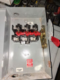 GE Disconnect 60 Amp 240 Volt Cat# TGN3322 Un-Fused